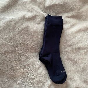 Bombas youth 4 pairs navy blue lightweight calf socks